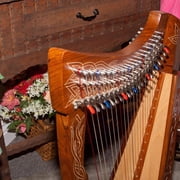Roosebeck Heather Harp 22-String Chelby Levers Knotwork