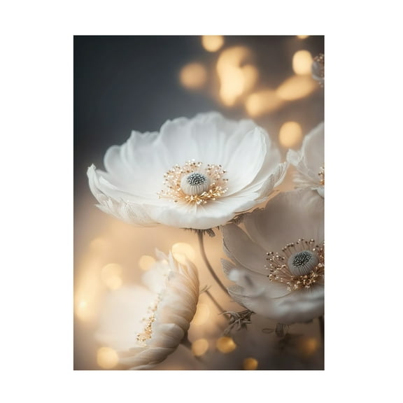 Canvas Wall Art - Treechild 'Soft Colors Bouquet' Wall Art for Living Room, Bedroom, or Office D?cor by Trademark Fine Art - 14 x 19 Inches