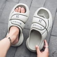 thumbnail image 6 of Men's Slip on Sport Slide Sandals Flip Flop Shower Shoes Slippers House Pool Gym, 6 of 6