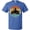 Royal Blue, variant on Inktastic Snowmobile Retro Sunset T-Shirt