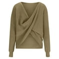 thumbnail image 6 of Timegard Sweaters for Women off the Shoulder Cropped Long Sleeve Pullover Tops Fall Winter Comfy Blouse, 6 of 7