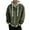 Army Green, variant on Men's Spring & Fall Lightweight Hooded Colorblock Fake Two-Piece Windbreaker, Army Green, Size L