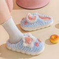 thumbnail image 2 of Oyedens Fuzzy Slippers for Women Cozy Furry Star Moon House Slippers for Woman Memory Foam Bedroom Slippers, 2 of 6