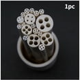 thumbnail image 1 of 99 Ceramic tube Corundum tube Thermocouple temperature sensor Protective tube High temperature With 4 inner hole 100/200/300mm, 1 of 4