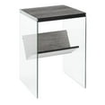 thumbnail image 3 of Home Square Soho End Table in Weathered Gray Wood Finish - Set of 2, 3 of 3