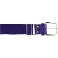 thumbnail image 2 of Champro Youth 1.25" Leather Tab Baseball Belt Purple, 2 of 2
