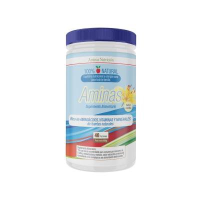 Aminas Vainilla, Formula Alimenticia Completa, Balanceada 400Gr
