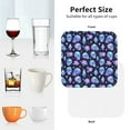 thumbnail image 6 of Naloa star Skull flower crystal Coasters for Set of 4 - PU Leather Coasters, Coasters for Table Cup Tea Coffee Beer, Decorative for Kitchen Homedecor (Round), 6 of 6