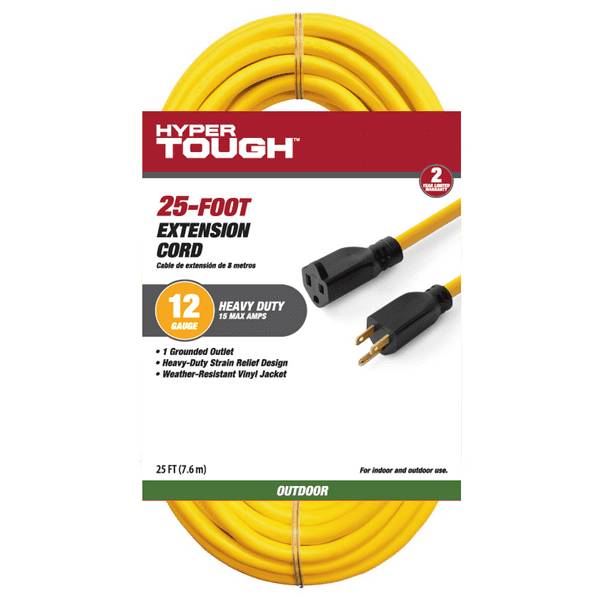 Hyper Tough 12/3 25ft Cord