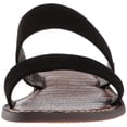 thumbnail image 2 of Sam Edelman Gala Slide Mule Black Suede Open Toe Two Piece Flat Slip On Sandals (Black Suede, 10.5), 2 of 8