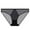 #0179-Black, variant on Women's Sheer Mesh Floral Embroidered Cheeky Panties, Cozy See Through Low Rise Butt Lifting Underwear, Breathable V Back Crotchless Thong for Ladies. Gift