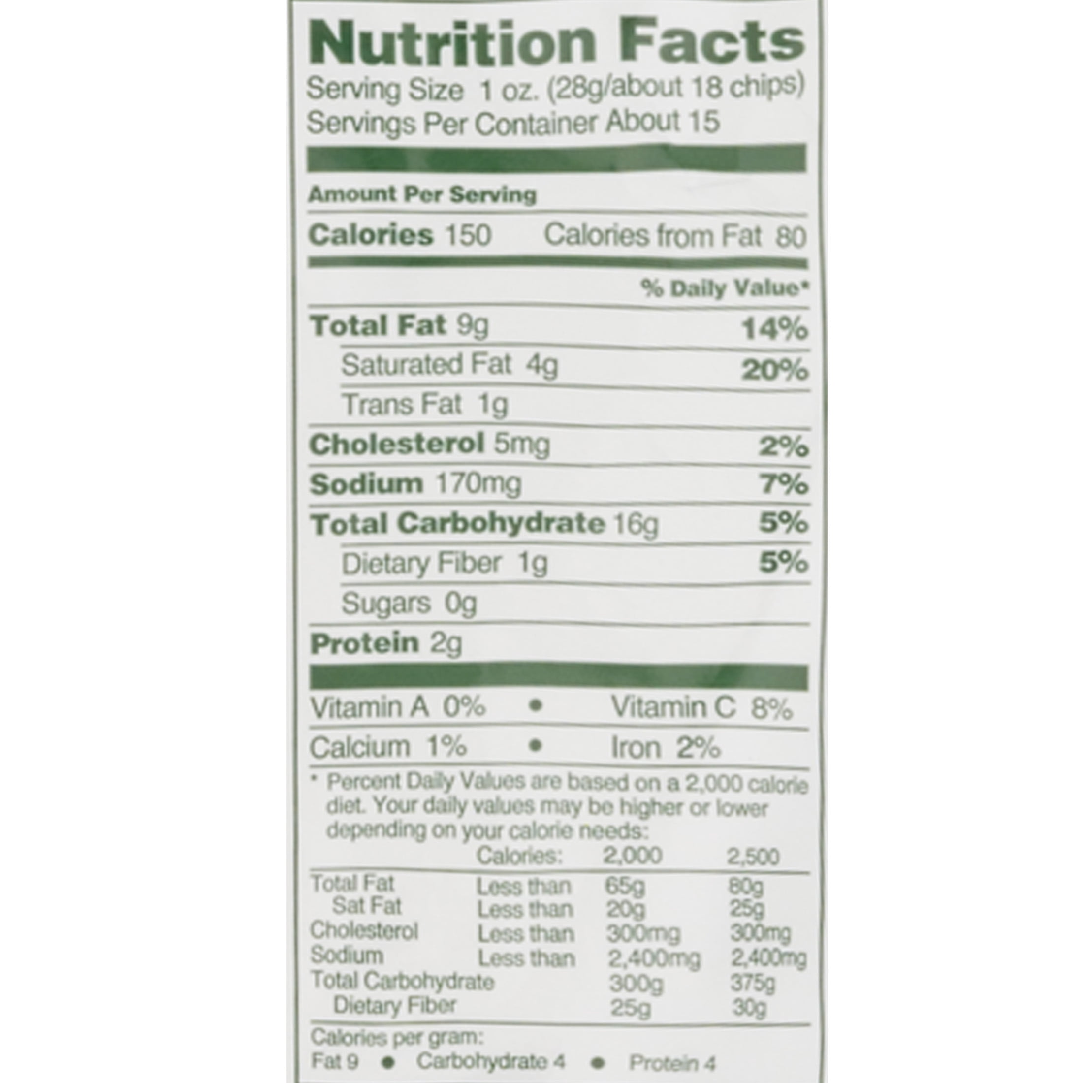 Middleswarth Kitchen Fresh Sour Cream & Onion Potato Chips - 14 Oz. Resealable Big Bag (3 Bags)