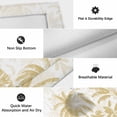 thumbnail image 6 of Outdoor Rug 3x5 ft Yellow Tortoise Palm Tree Outdoor Large Area Rug Non Slip Rubber Tropical Plants Front Door Mat RV Rug Camping Carpet Patio Outdoor Rugs for Backyard Balcony Deck Porch Indoor, 6 of 9