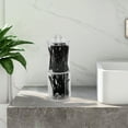 thumbnail image 2 of Unique Bargains Upper and Lower Combination Acrylic Cotton Swab Jar for Bathroom Clear, 2 of 6