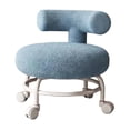 thumbnail image 2 of GROWTH TANK Marchepied Rond Bas à Roulettes avec Roues Chaise Rotative Mobile Marchepied Universel Bleu, 2 of 9