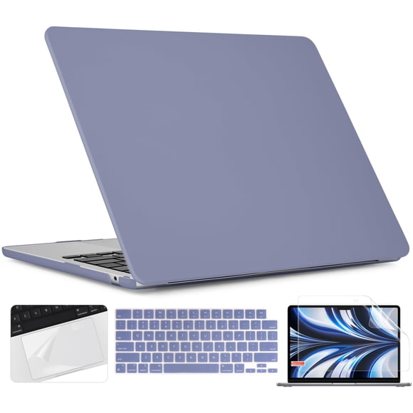 Funda TWOLSKOO para MacBook Air 13.6 pulgadas M2 M3 M4 A2681 A3113 A3240 con protector de teclado y pantalla