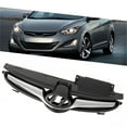 thumbnail image 2 of Grill Inserts Front Bumper Grille Fits for Hyundai Elantra Sedan 4-Door 2011 2012 2013 2014 2015 2016, 2 of 5