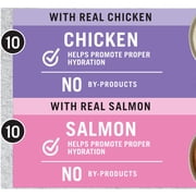 Pure Balance Grain Free Gourmet Wet Cat Treats, Variety Pack, 0.5 oz Tubes, 20 Count