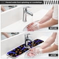thumbnail image 5 of Coolnut 2 Pack Faucet Mat Splash Guard for Kitchen Sink, Bright Bats and Stars 14x5 Inch Super Absorbent Microfiber Sink Protector Mat, Kitchen Sink Mat Machine Washable Kitchen Sink Accessories, 5 of 7