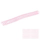 thumbnail image 4 of 20Pcs Plastic Spiral Binding Coils 19mm 3/4in ID 30 Holes Spirals for A4 A5 Notebook Pink, 4 of 5