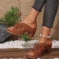 thumbnail image 4 of Tranfacy Chaussures d'Été, Chaussures Habillées pour Femmes, Pantoufles Confort Décontractées à Bout Rond pour Femmes, Pantoufles de Plage Décontractées, 4 of 4