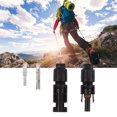 thumbnail image 1 of 1 par de Conectores de Panel Solar IP68 Impermeable Macho Hembra Fotovoltaica Cable de Panel Solar Conectores 1000VDC ANGGREK Otros, 1 of 8