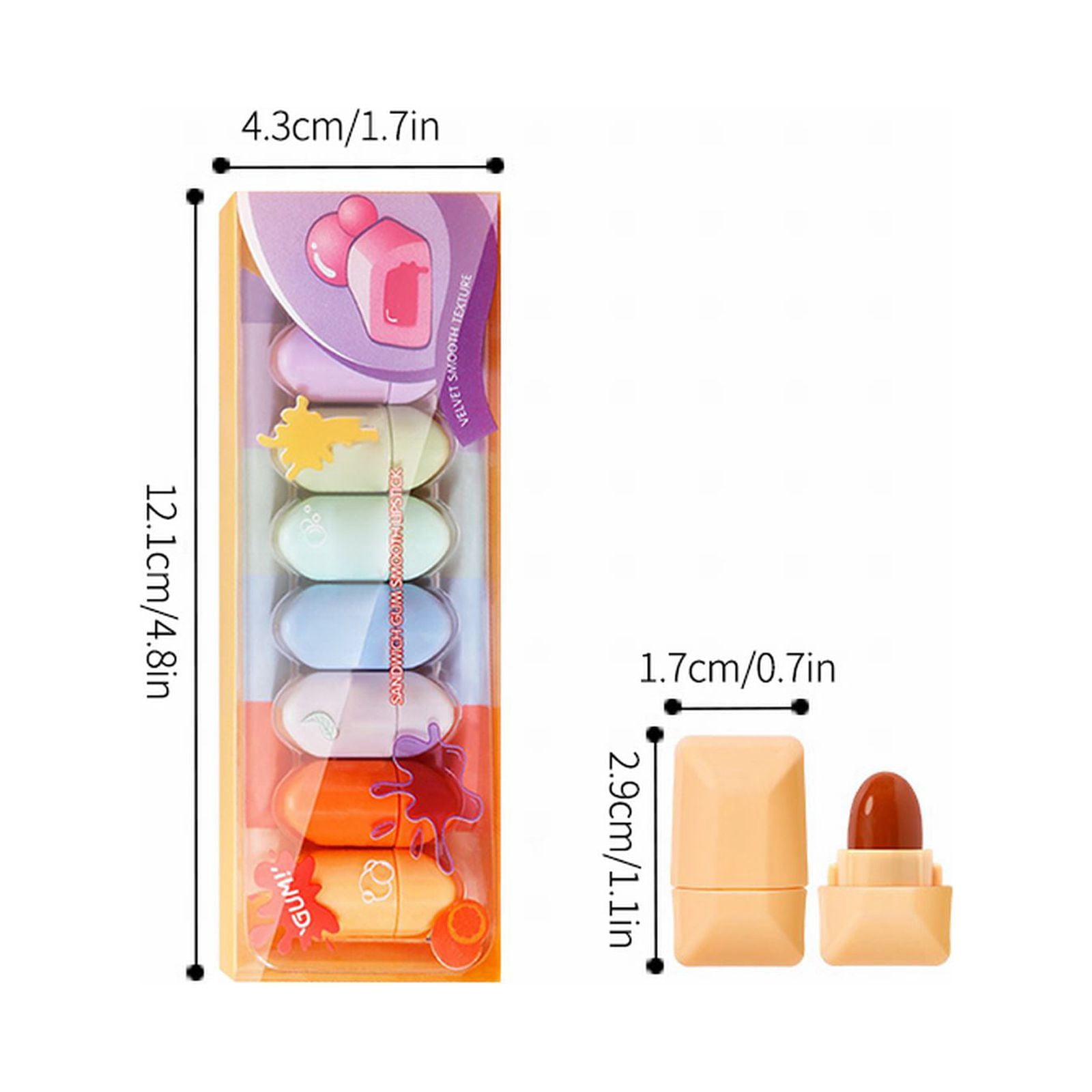 Base Lip Gloss Lip Plumping Gloss Clear Lipstick Tint A Test Classic Caramel Candy Lipstick Ha Lip Bunny Gloss Organic Lipstick for Kids Flower Brow Amber Rouge Girls Lipstick Lip Staining Peel off