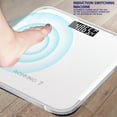 thumbnail image 4 of Dnogom Rechargeable Digital Bathroom Body Weight Scale, 10.24x10.24" Tempered Glass Scale with LCD Display for Health Fitness Tracking, 4 of 6