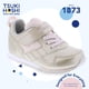 thumbnail image 3 of Zapatos TSUKIHOSHI Racer para bebés y niños pequeños, con cierre de correa, lavables a máquina, puntera ancha y suelas antideslizantes y que no dejan marcas, dorado/rosa, 6.5 bebés (0-12) meses, 3 of 7