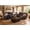 B-dark Brown, variant on Dark Brown Manual Microfiber Recliner Sofa Set for Living Room/Office, 2 pieces