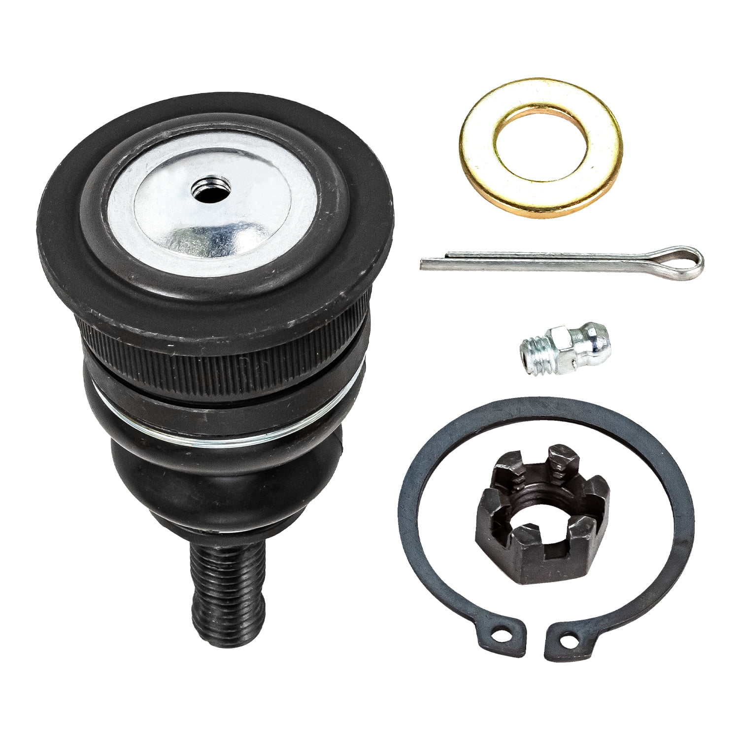 Detroit Axle - Front 2pc Ball Joints for 02-05 Ford Explorer Lincoln Aviator Mercury Mountaineer, 2 Upper Ball Joints Assembly 2002 2003 2004 2005 Replacement