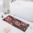 thumbnail image 7 of Pomegranates Bathroom Rug 39x20 Non Slip Quick Dry Washable Bathroom Mats for Bedroom Living Room Kitchen, 7 of 7