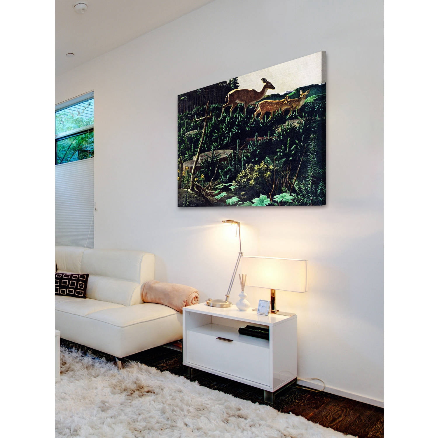 Marmont Hill - "Black Tail Deer" Painting Print on Wrapped Canvas
