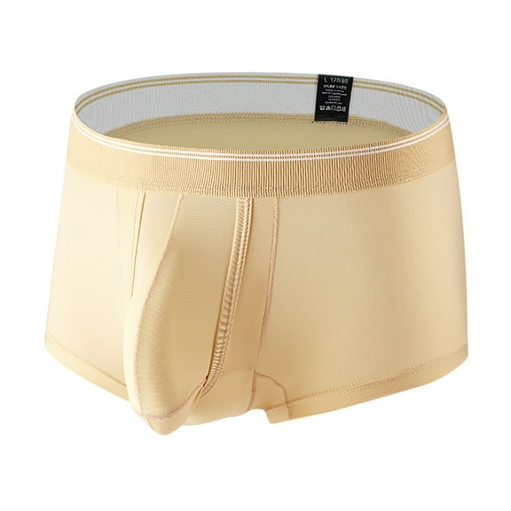 Daznico Men's Ice Silk Comfort Performance Mid Rise Underwear for Everyday Wear in Breathable Lightweight Fabric Men's Underwear,Mens Underwear,XL