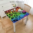thumbnail image 2 of HAOXIT Table Cloth Square Anti Wrinkle Table Cover for Dining Kitchen Parties 48''x48'', 2 of 7