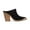Black, variant on SUN STONE Womens Black Goring Padded Deyzaa Pointed Toe Block Heel Slip On Heeled Mules Shoes 11 M