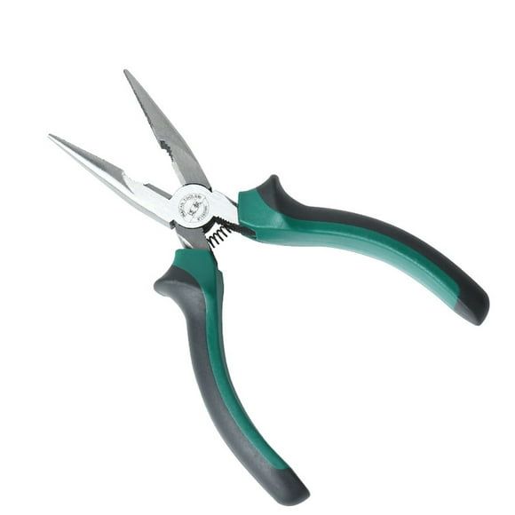 Effort-saving needle-nose pliers needle-nose pliers electrician pliers with spring hardware tool set