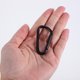 thumbnail image 5 of unbranded 5Ud Mosquetones Metálicos Negros Para Colgar Llaves Y Accesorios En, 5 of 8