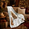 thumbnail image 3 of Forest Friends Watercolor Art, Cozy Friendship Quote Scene, Warm Flannel Blanket for Living Room and Reading Nook, Art Lovers Friendship Gift, Artistic Home Decor, 3 of 9