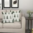 thumbnail image 7 of Christmas Pillow Covers 16x16 Inch Set of 2 Green Christmas Tree Snowflake Outdoor Decorative Throw Pillow Covers Winter Holiday Farmhouse Pillowcases Cushion Covers for Couch Decor, 7 of 7