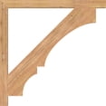 thumbnail image 3 of Ekena Millwork 3 1/2"W x 48"D x 48"H Balboa Block Smooth Bracket, Western Red Cedar, 3 of 4