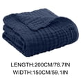 thumbnail image 2 of Muslin Blanket, Cotton Muslin Blanket for Adults, Soft Summer Blanket, Sofa Throw Couch Blankets All Season, Breathable Lightweight, Cloud Soft, 2 of 6