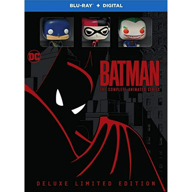 Batman: The Complete Animated Series Deluxe (Remastered Blu-ray + Funko  Pocket Pops + Collectible Cards) 