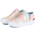 thumbnail image 3 of JENN ARDOR Women Hidden Wedge Canvas Sneakers Slip on Flats Shoes Walking Shoes, 3 of 10