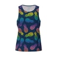 thumbnail image 5 of Sigee Abstract Bright Pineapple Fruit Retro for Men's Workout Tank Top, Athletic Gym Sleeveless Shirt - Quick Dry, Lightweight, Breathable Medium, 5 of 9