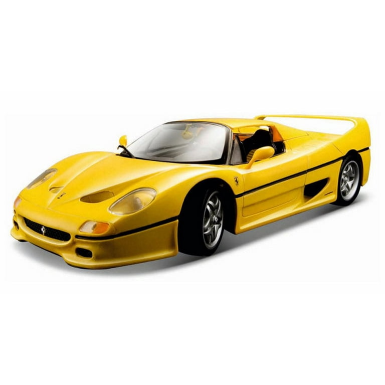 Ferrari F50, Yellow - Bburago 16004 - 1/18 scale Diecast Model Toy