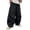 Black-02, variant on Nugftut Boys Pants Relaxed Outdoor Cargo Pants Elastic Waist Sports Pants with Pockets Size 14-15