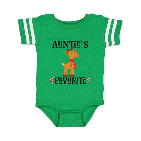 

Inktastic Auntie s Favorite Niece Nephew Christmas Gift Baby Boy or Baby Girl Bodysuit