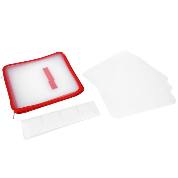 Organizador De Almacenamiento, Cubo De Almacenamiento Con Cremallera Sellada Transparente Multifuncional Estable Para El Hogar Para La Oficina