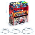 thumbnail image 4 of Marvel Spider-Man 6 Bin Design and Store Toy Organizer by Delta Children, Greenguard Gold Certified, 4 of 7
